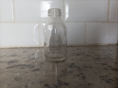 Botella De Vidrio Transparente Varias Medidas X 5 Unidades