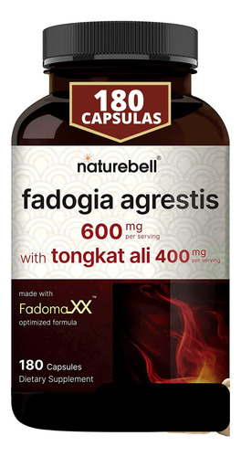 Fadogia Agrestis Tongkat Ali Longjack 200:1 Pastillas Libido
