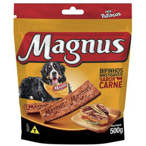 Bifinho Mastigável Magnus Sabor Carne Para Cães Adultos