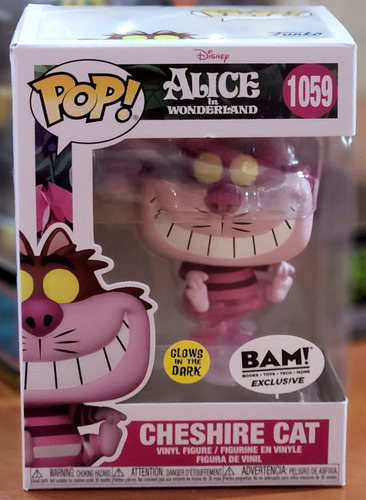 Funko Pop Cheshire Cat 1059 Exclusivo Bam! Glows.