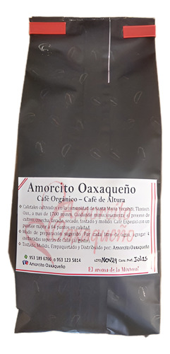 Café Orgánico Tostado Y Molido Medio 250g