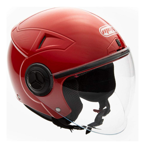 Mmg 51 Casco Con Cara Abierta Con Visera Para Motocicleta, A