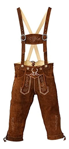 Disfraces Lederhosen - Disfraz De Piel Auténtica Para Hombre