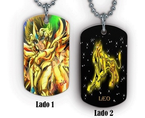Imagen 4 de 4 de Cadenas Personalizadas Caballeros Del Zodiaco