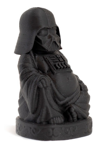 Imagen 2 de 5 de Buddha Darth Vader Star Wars Figura Impresa En 3d