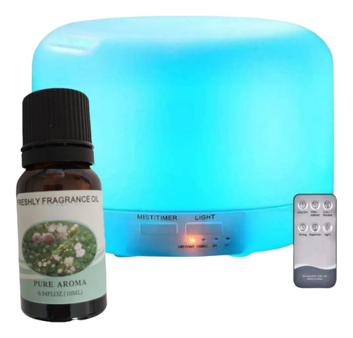 Humidificador Luces Aromatizador Purificador+ Esencia Regalo