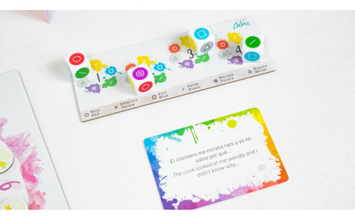 Story Colors Party Game Familiar Dados Para Crear Historias