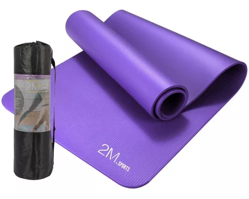 Colchoneta Plegable Yoga Mat 10mm Pilates Caucho Nbr + Bolso