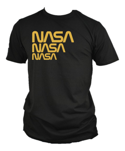 Camiseta Tela Fria Estampado De La  Nasa 