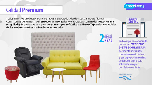 Sillon Poltrona Matero C/apoyabrazo Tapizado Premium +cuotas