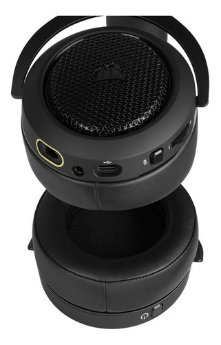 Imagen 3 de 4 de Audífonos gamer inalámbricos Corsair HS70 Bluetooth negro