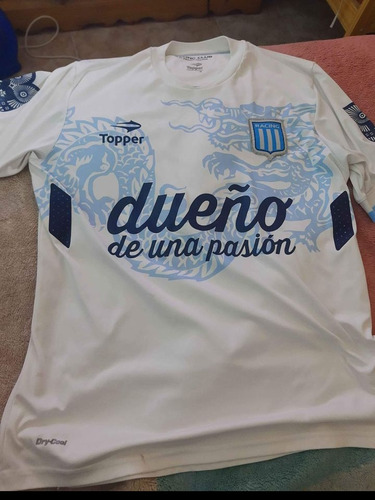 Camiseta Racing Club Topper Arquero 2014 Auténtica Adulto.