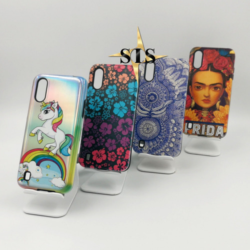 Imagen 1 de 10 de Estuche Protector Funda Samsung A01 + Vidrio Gratis