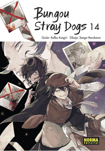 Manga-bungou Stray Dogs N°14- Kafka Asagiri- Norma Editorial