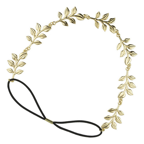 Diadema Elástica Con Hojas De Aleación Retro De 2 Piezas Par