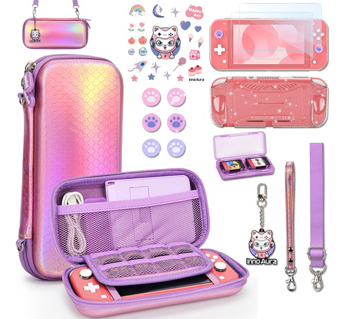 Kit De Accesorios De Sirena Para Nintendo Switch Lite Funda