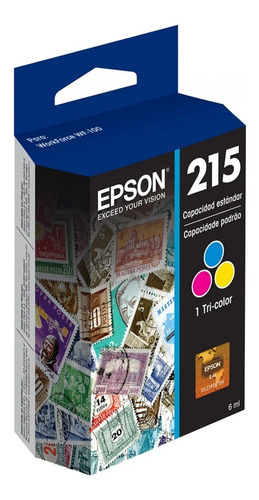 Tinta Epson Color T215 Color Para Wf-100 Modelo T215520-al