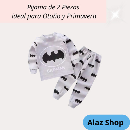 Pijama Para Bebes De 6 - 24 Meses Niños Y Niñas Algodón