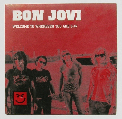 Bon Jovi Welcome To Wherever You Are Cd Single Mexicano 2005