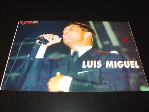 Poster Luis Miguel * 41 X 28 (j069)