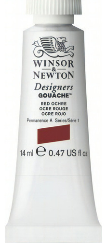 Gouache Winsor & Newton 14ml - Color Ocre Rojo