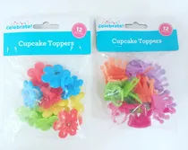 Comprar Set 2 Paq Toppers Para Reposteria Ponquesito Tortas Cupcake