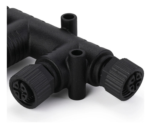 Conector Nmea 2000 T De 4 Puertos, 5 Pines, M12, Rosca Ip67,