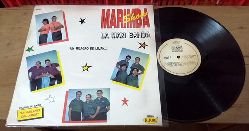 Marimba Show La Maxi Banda 1992 Disco Lp Vinilo