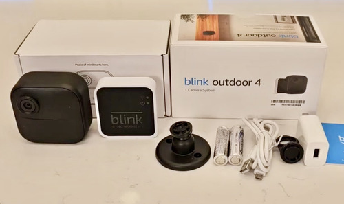 Blink Outdoor 4: Cámara De Seguridad Inalámbrica Inteligente Color Negro