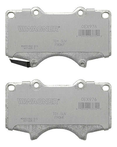 Balatas Oex Delanteras Mitsubishi Montero 2010-2011 Wagner