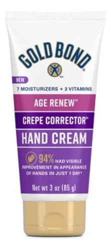 Crema Correctora De Manos Gold Bond Age Renew Crepe,