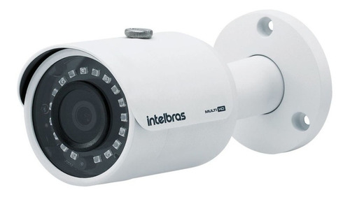 Câmera de segurança Intelbras VHD 3430 B G4 3000 com resolução de 4MP visão nocturna incluída branca
