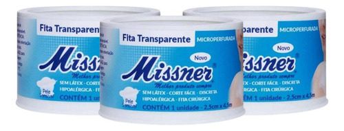 Fita Transparente Para Cílios Fio A Fio 2,5cmx4,5m - Atacado