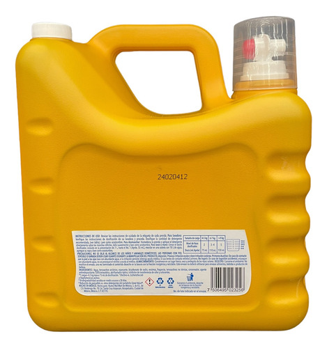 Detergente Líquido Antibacterial Con Bicarbonato G V Bio 7 L