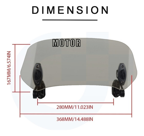 Para Deflector De Aire De Parabrisas De Motocicleta Bmw F800