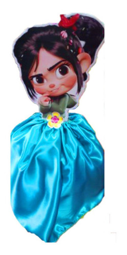 Piñata Vestido Piñatería Fiesta Decoración Vanellope