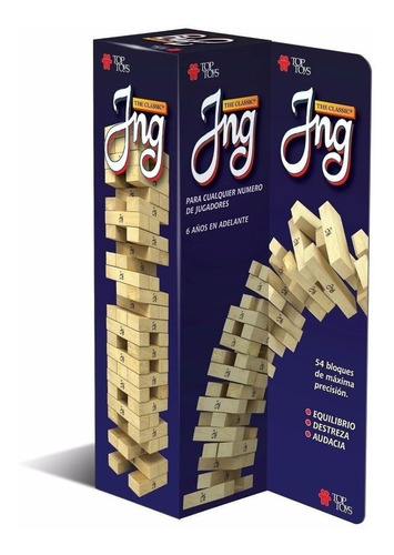 Jng Juego De Mesa The Classic Jenga Top Toys El Original