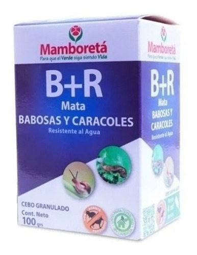 Mamboreta B+r 100g Mata Babosas Y Caracoles Granulado Gabba 