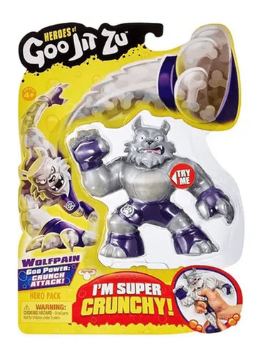 Heroes Of Goo Jit Zu Boneco Estica Volta - Wolfpain - Sunny