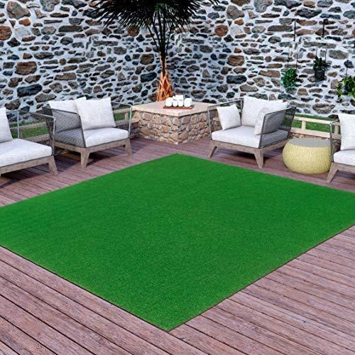 Ottomanson Evergreen Alfombra De Csped Artificial, 8`x10`,