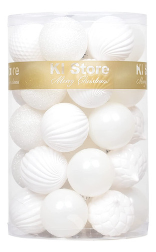 Ki Store 34ct Adornos De Bolas De Navidad Decoraciones