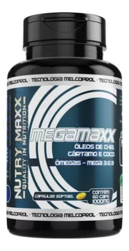 Imagem 2 de 4 de Kit 1 Megamaxx De 60caps + 1 Bcaa Power 3000 De 120caps