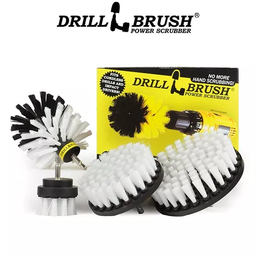 Drillbrush Automotive Soft White Drill Brush