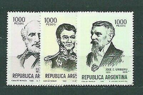 1981 Próceres Argentinos - Argentina (serie) Mint