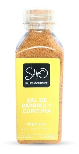 Sal De Paprika Y Curcuma Shio Gourmet 200g Vegan Kosher - Dw