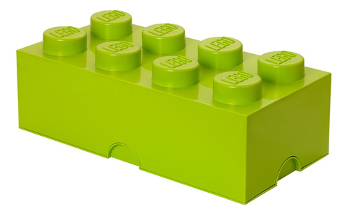 Lego Lonchera Para Alimentos Comida Caja Armable Verde Brick