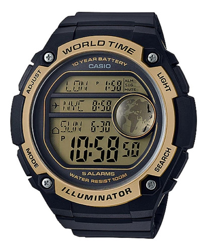 Reloj Casio Ae-3000w Resistente Agua 100m Original Envío Ya