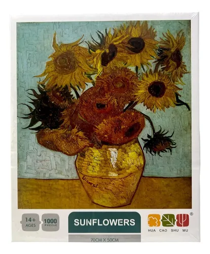 Rompecabezas 1000 Piezas Cuadro De Girasoles Van Gogh