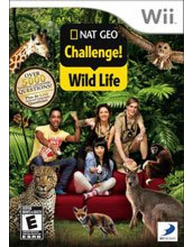 Nat Geo Challenge Wild Life Nintendo Wii Fisico Wiisanfer (Reacondicionado)