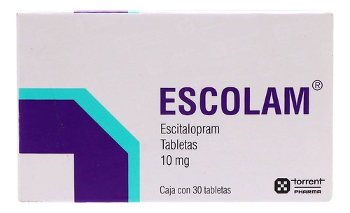 Escolam 10 Mg Caja Con 30 Tabletas